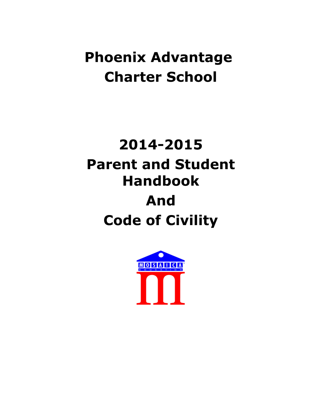 Parent and Student Handbook s1