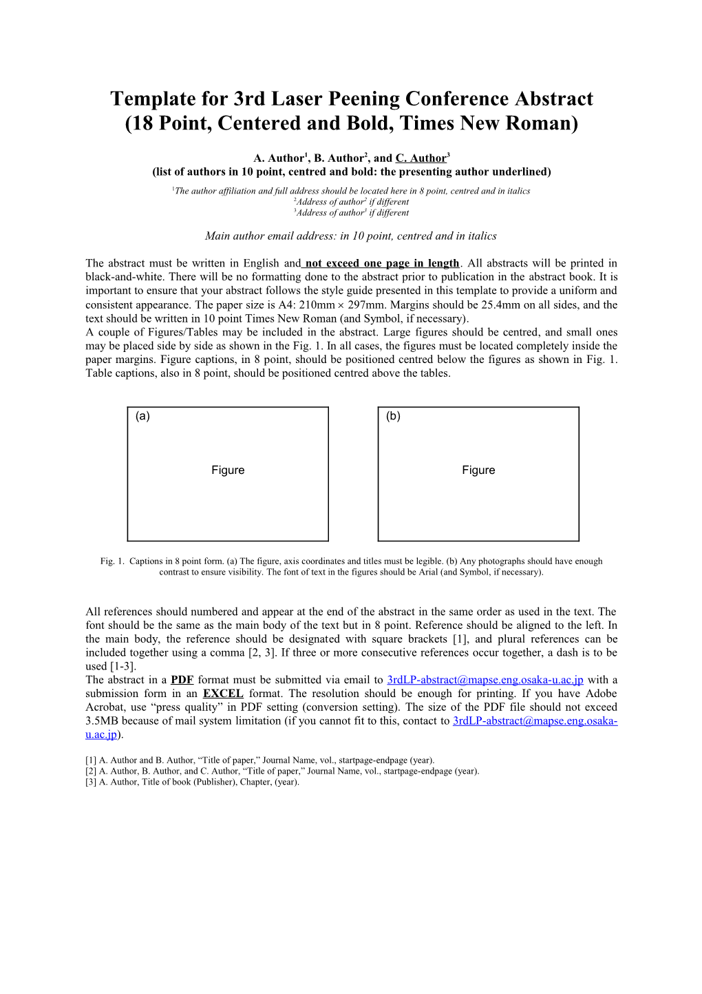 Template for LPM-2011 Abstract