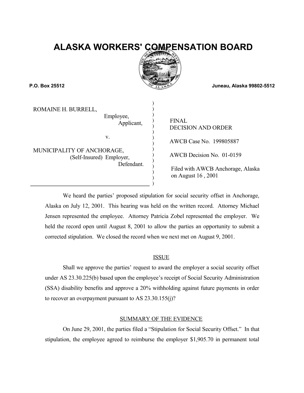 Alaska Workers' Compensation Board s41