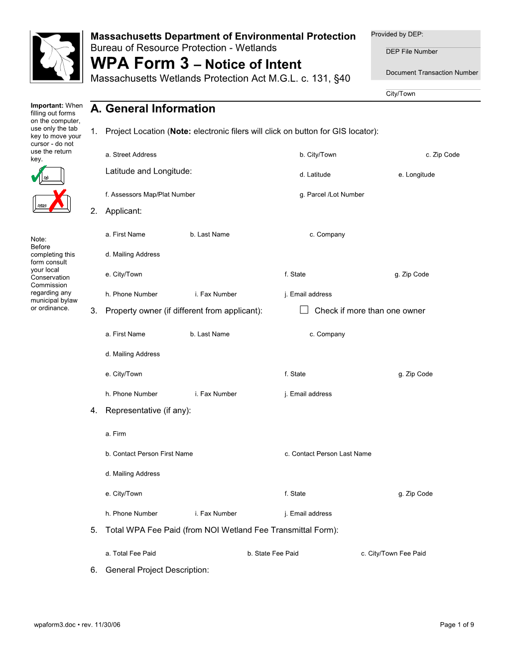 Massachusetts Department of Environmental Protection s2