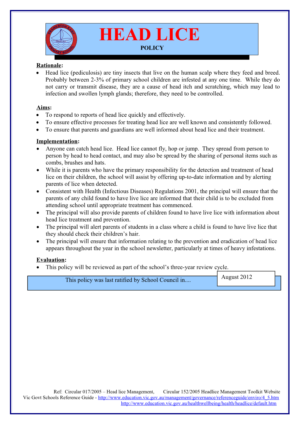 Sample School Policies s3