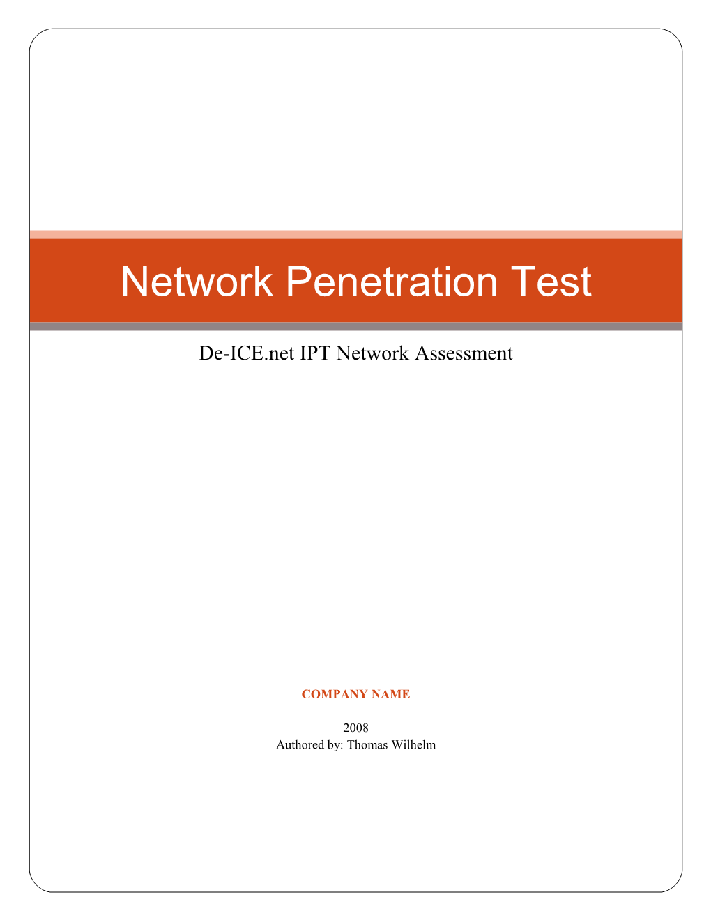 Network Penetration Test