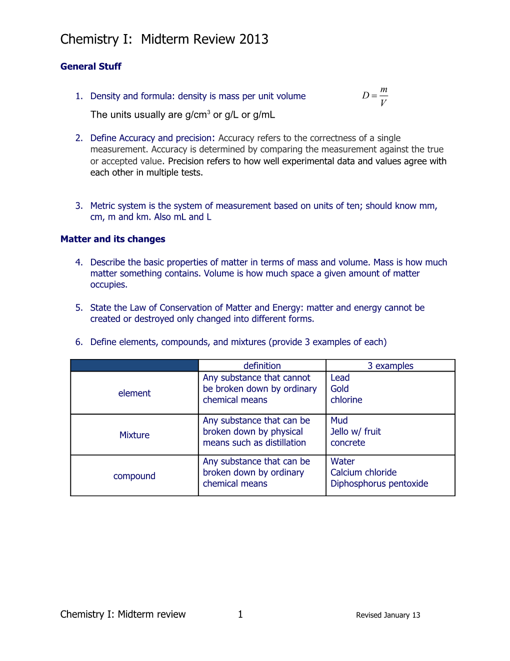 2012 Midterm Exam Review