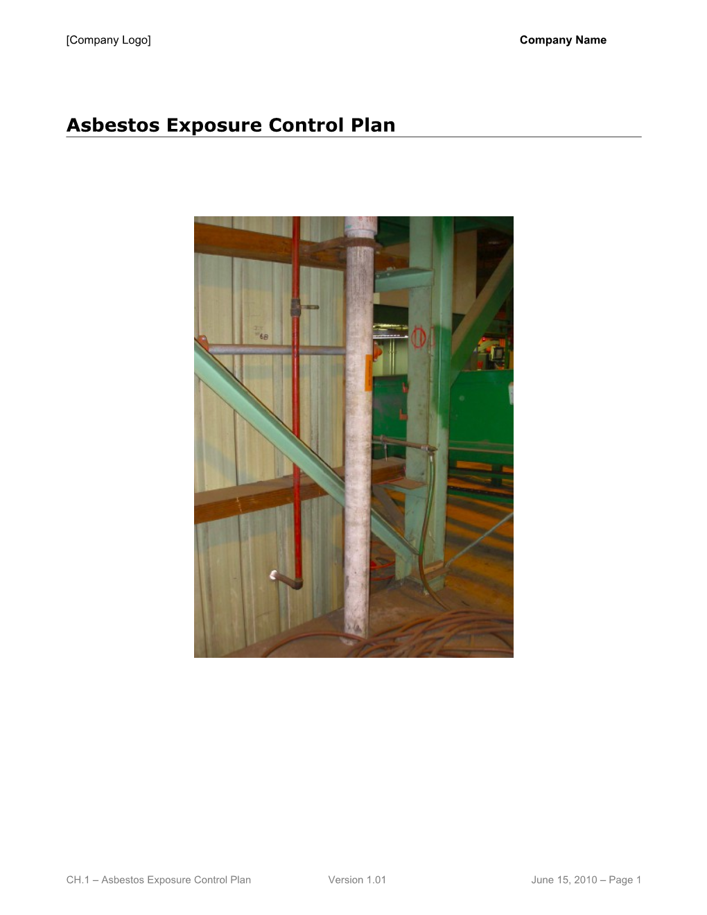 Asbestos Exposure Control Plan