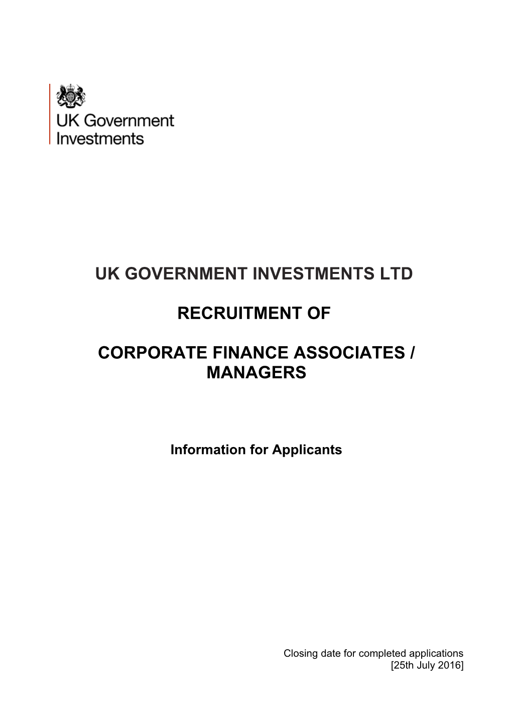 Corporate Finance Associates/Managers