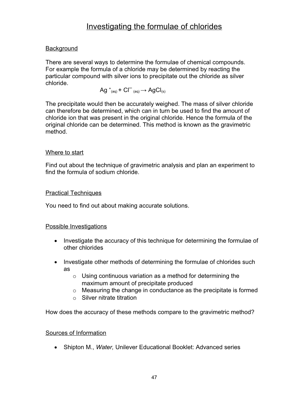 Which Indicator Is Best in Silver Nitrate Titrations