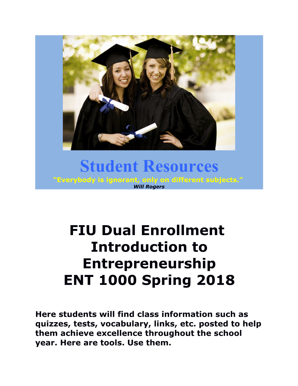 FIU Dual Enrollment