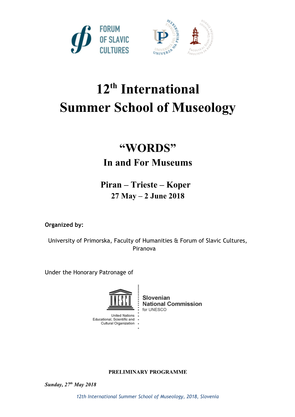 Summer School of Museology