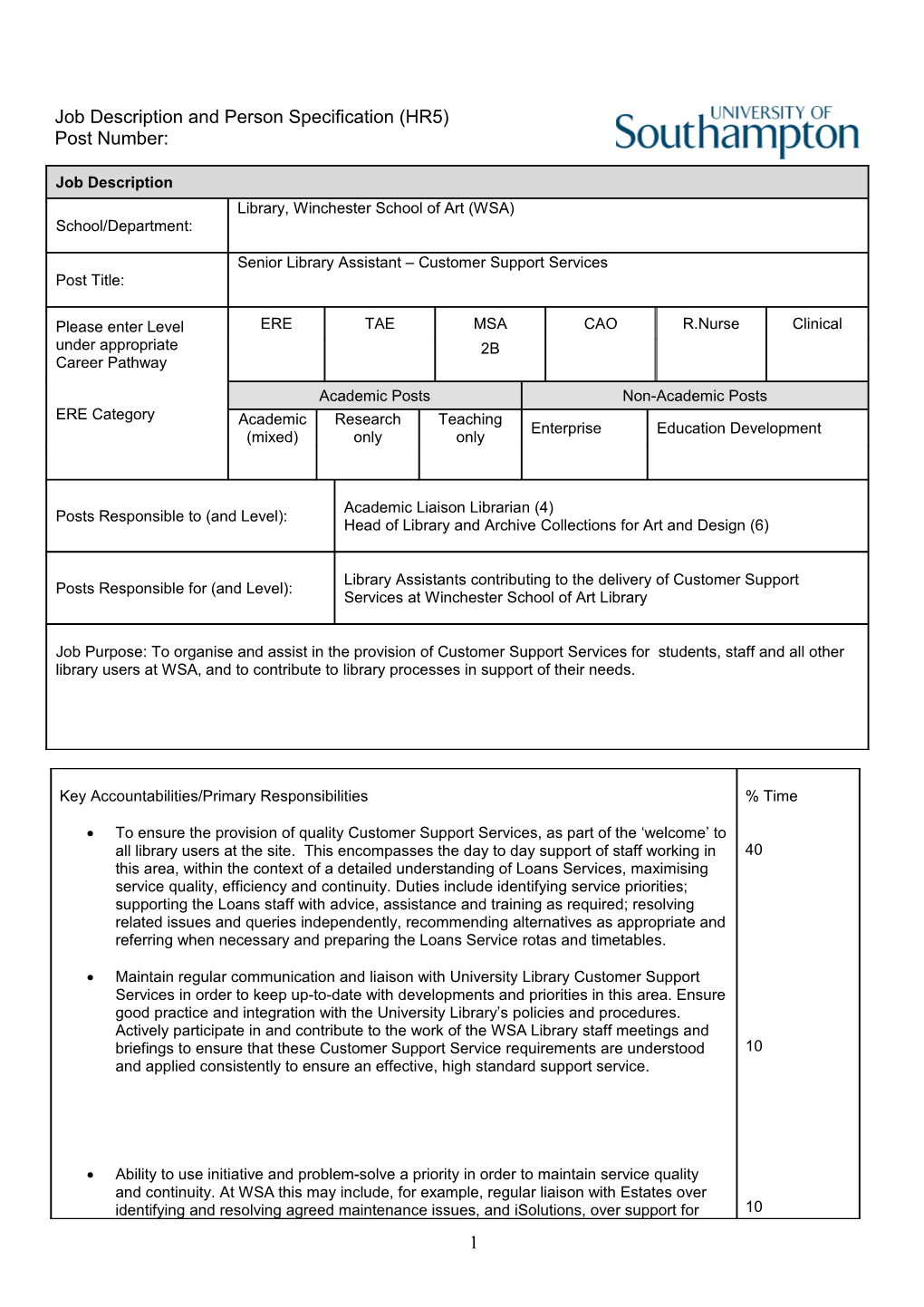 Job Description and Person Specification (HR5) s2