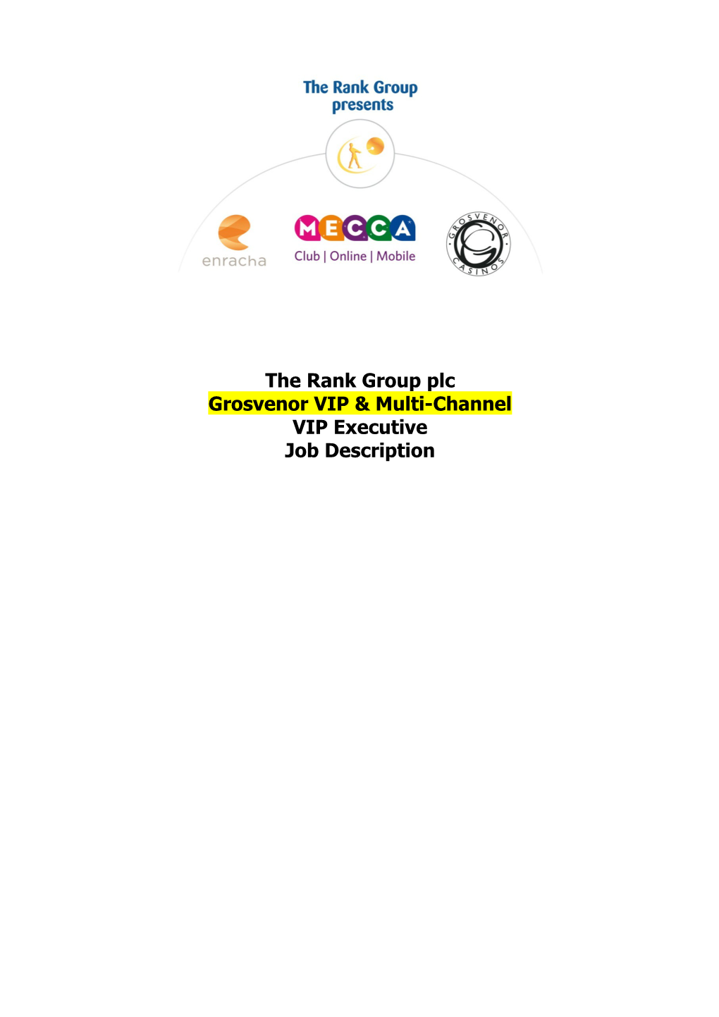 The Rank Group Plc