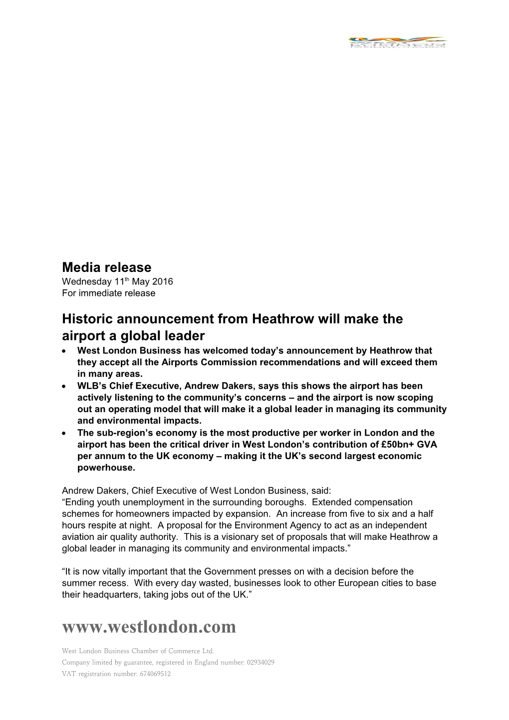 Historic Announcement from Heathrow Will Make the Airport a Global Leader