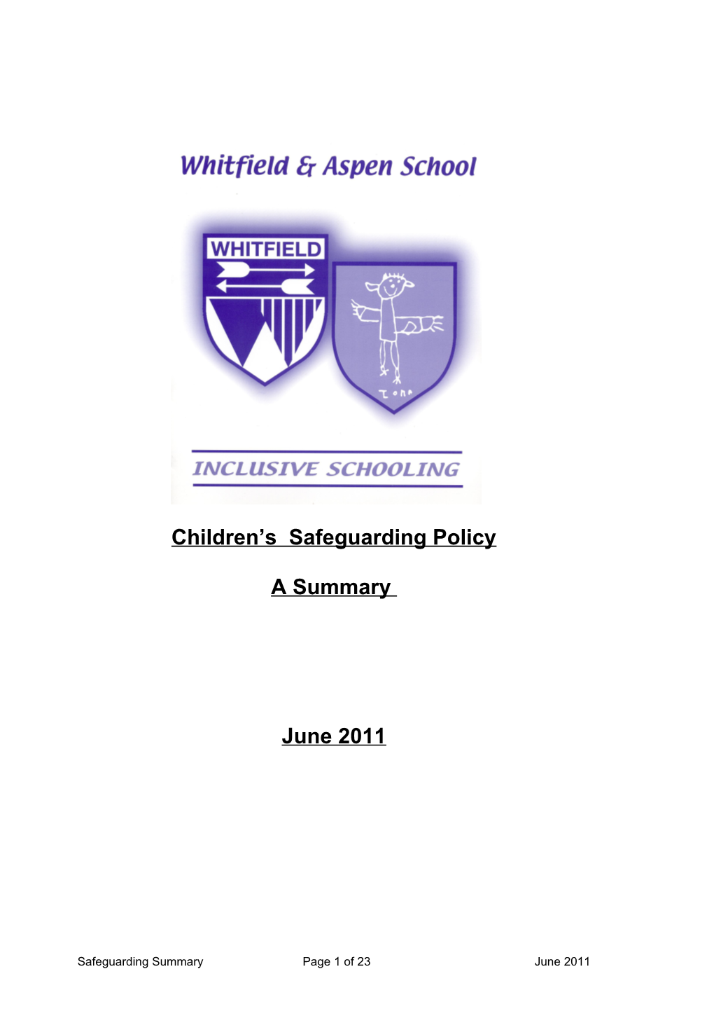 Children S Safeguarding Policy