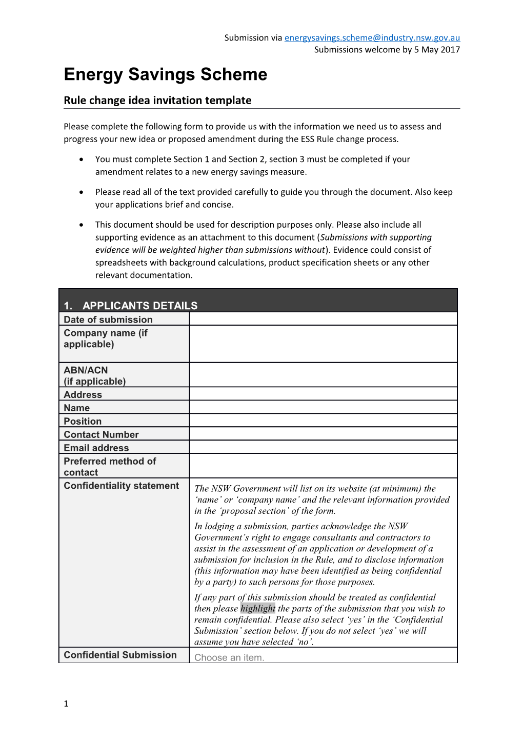 YYDDMM ESS Method Revision METHOD AUTHOR INITIALS