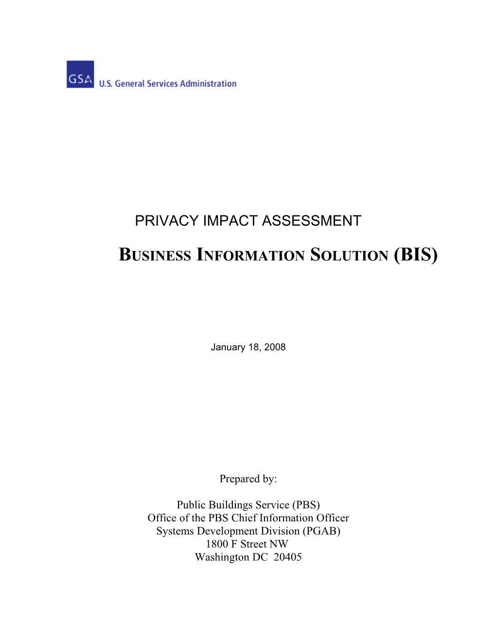 Business Information Solution (BIS)