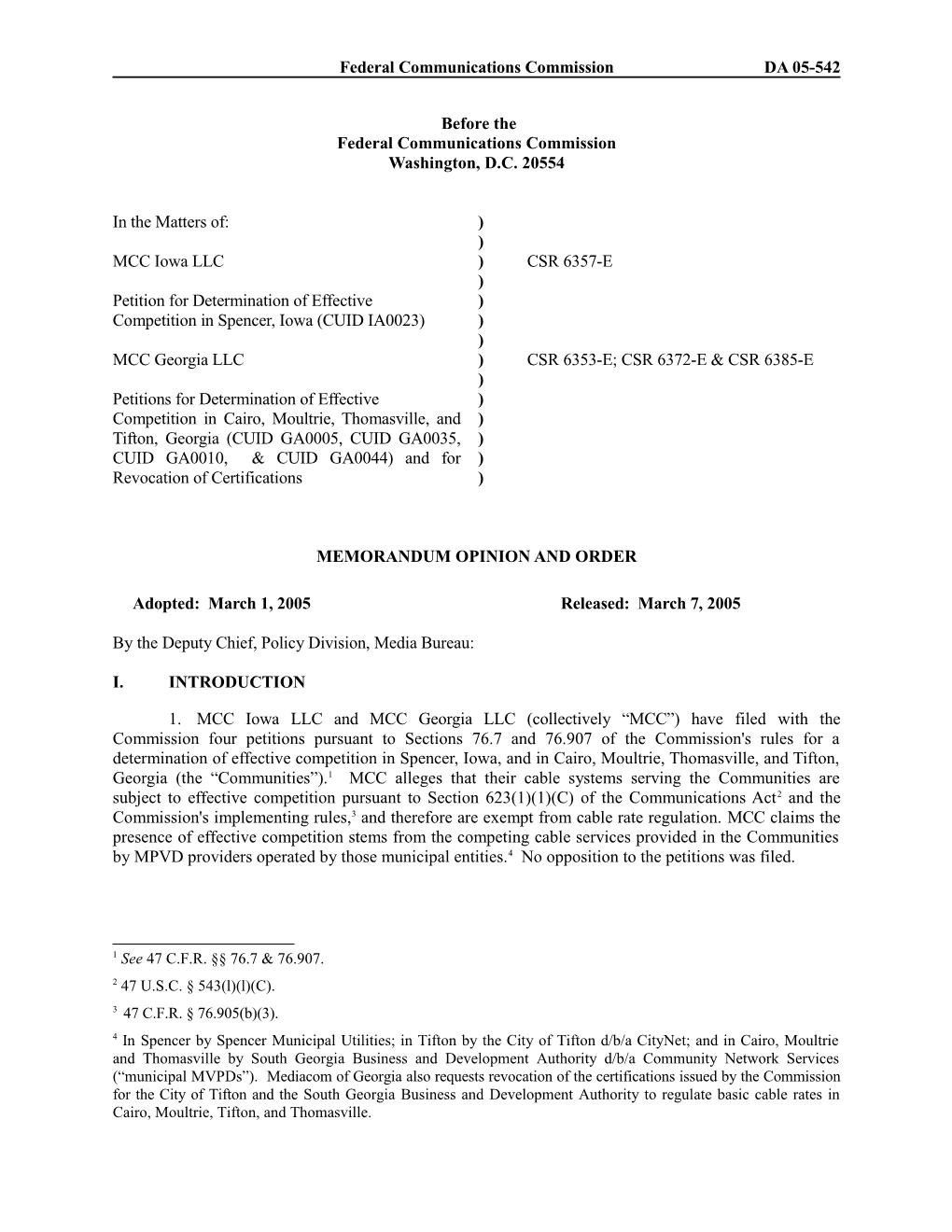 Memorandum Opinion and Order s14