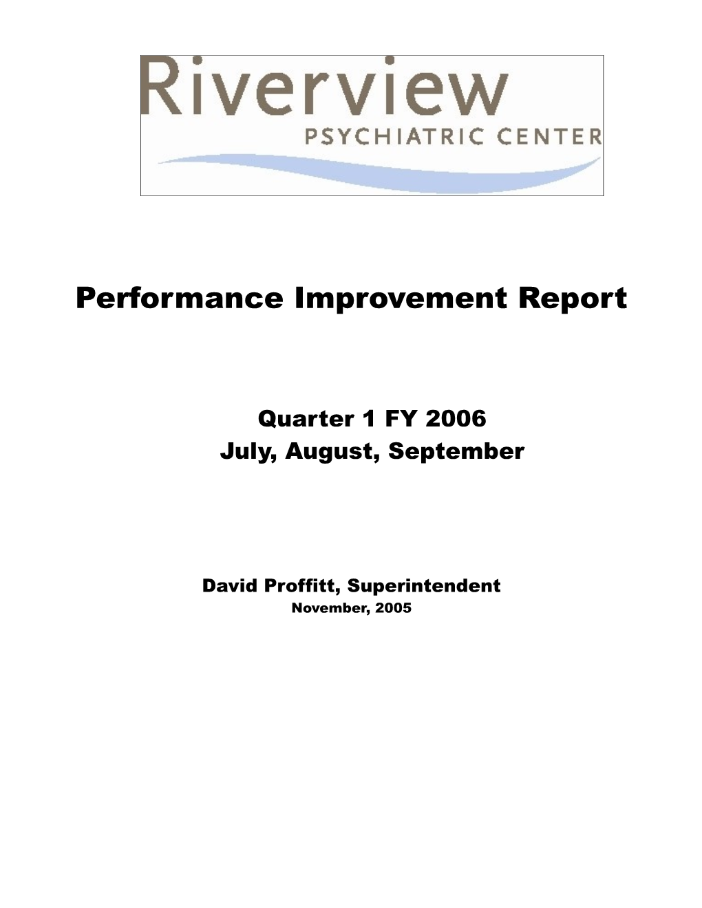 Performance Improvement Report