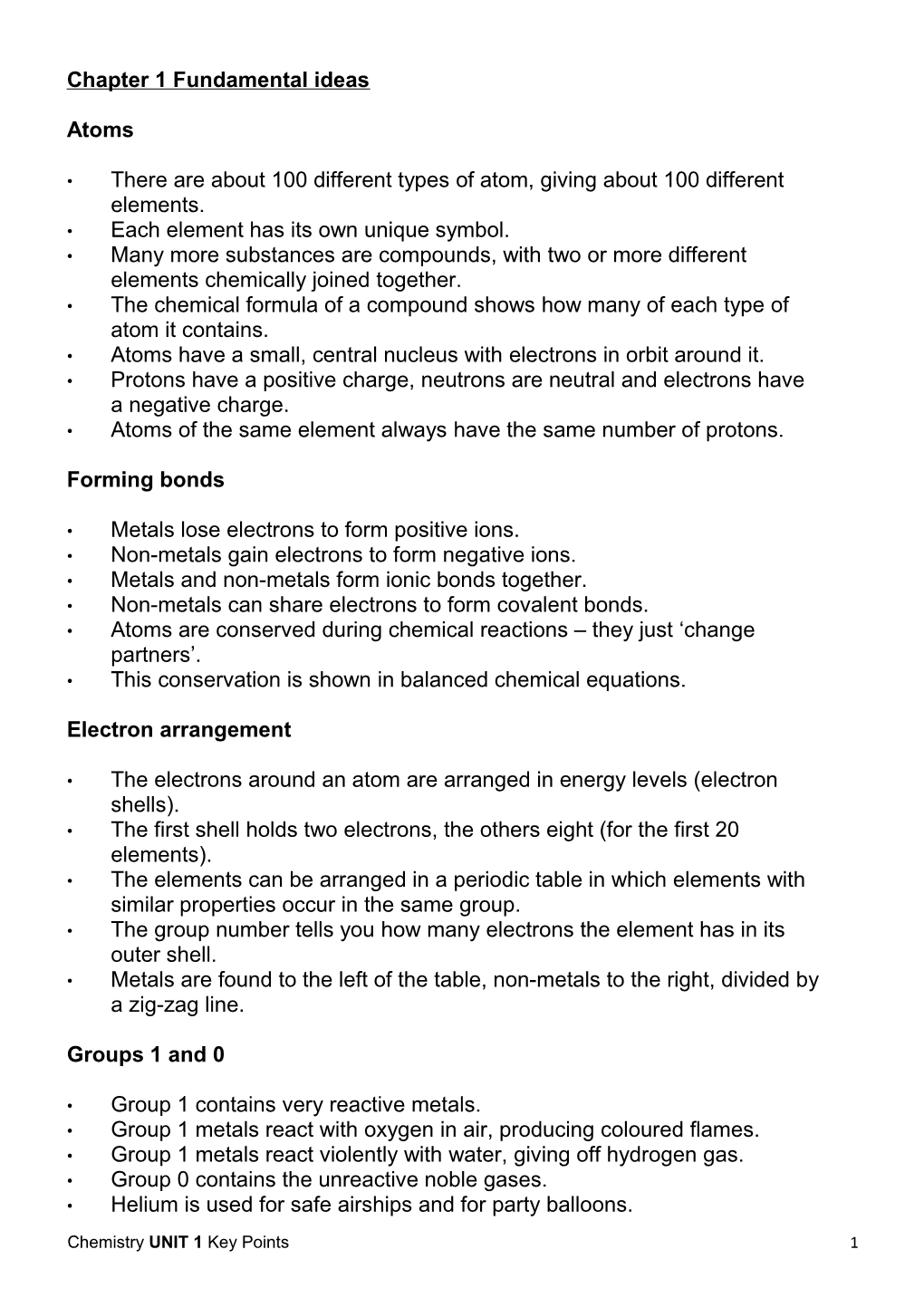 Chapter 1 Fundamental Ideas