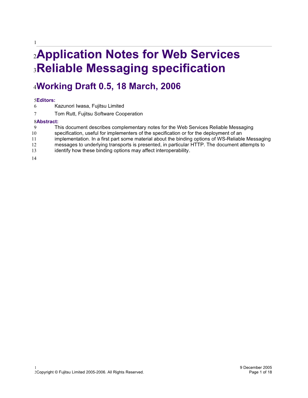 OASIS Specification Template s11