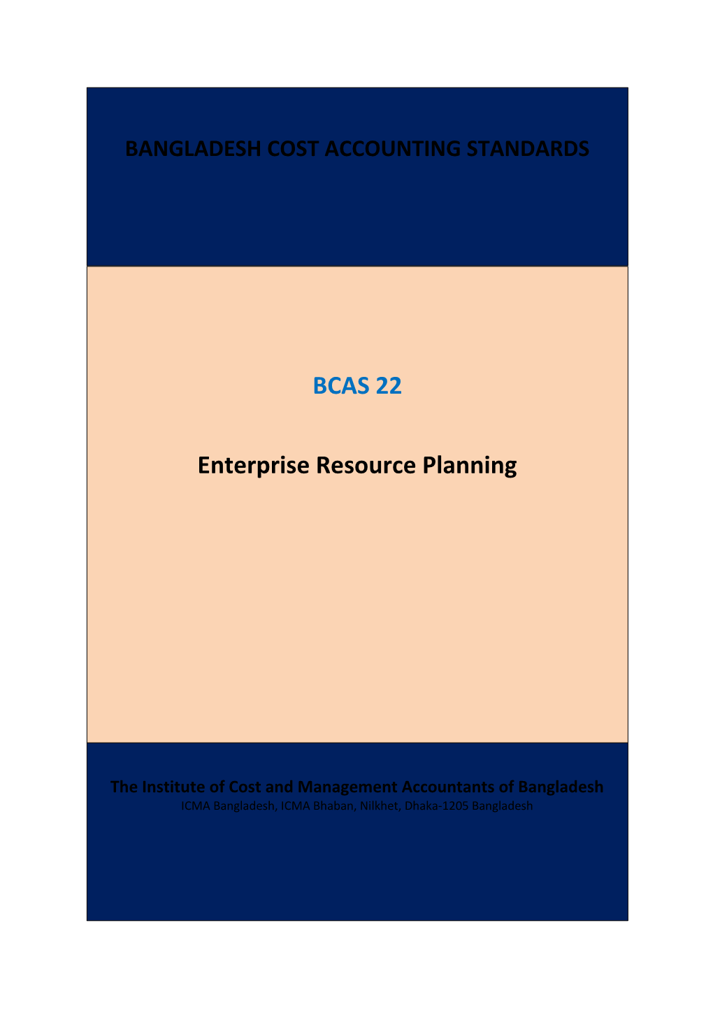 BACS 22: Enterprise Resource Planning