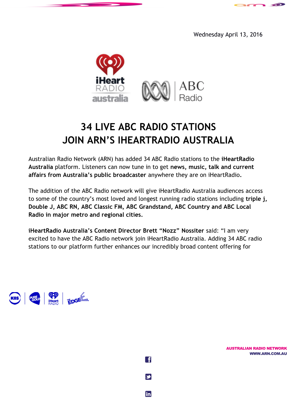 34 Live Abc Radio Stations