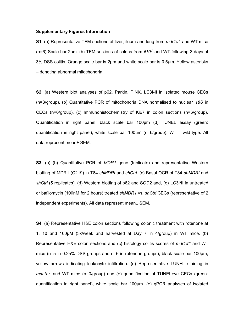 Supplementary Figures Information