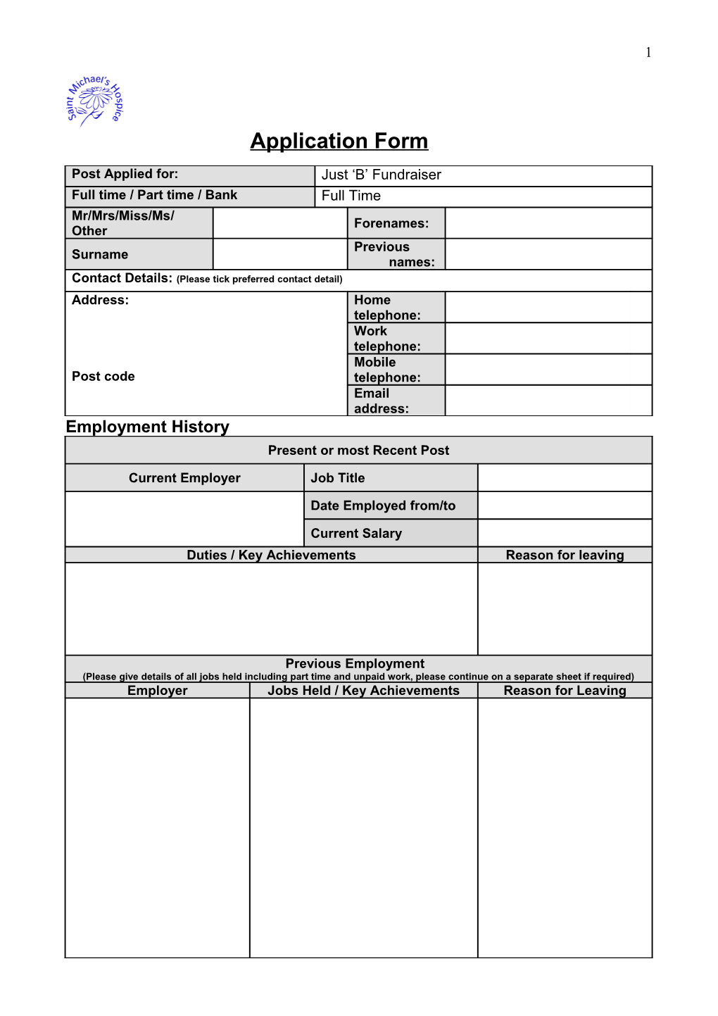 Application Form s26