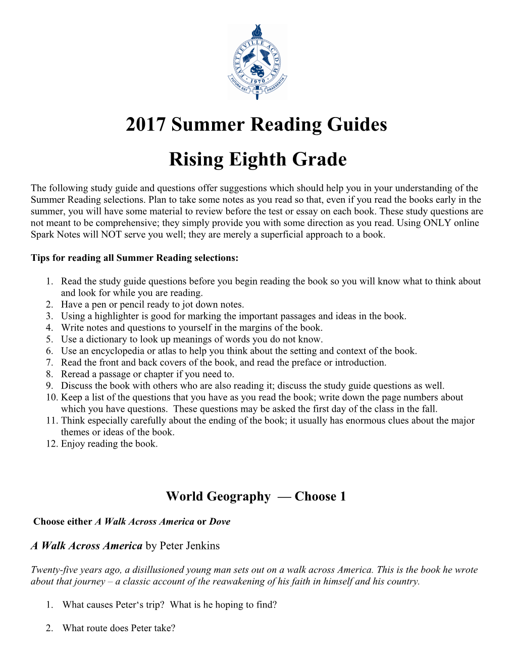 2008 Summer Reading Guides