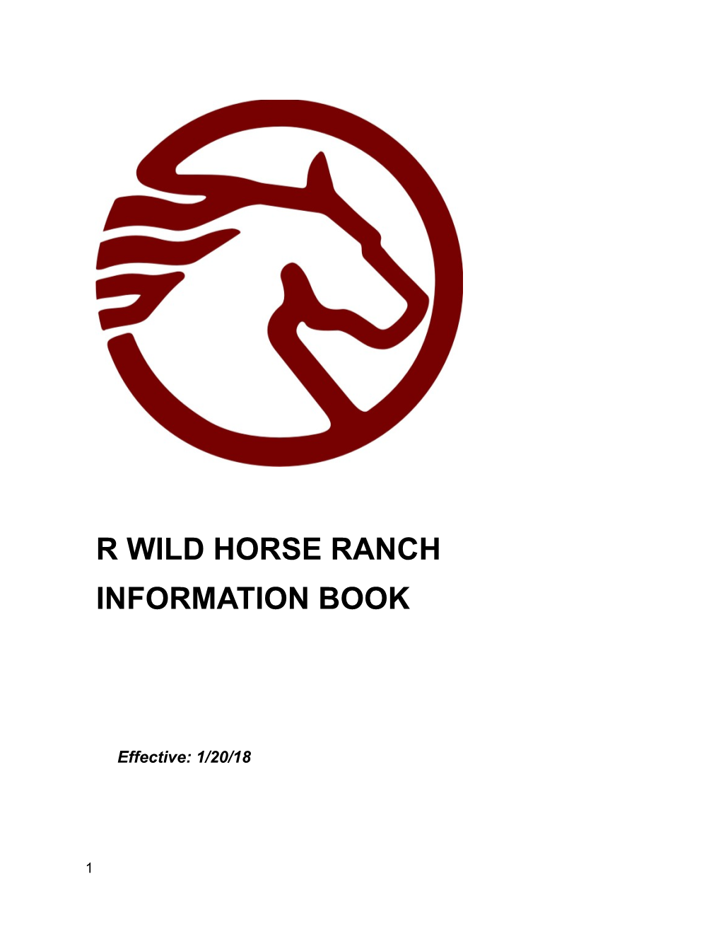 R Wild Horse Ranch