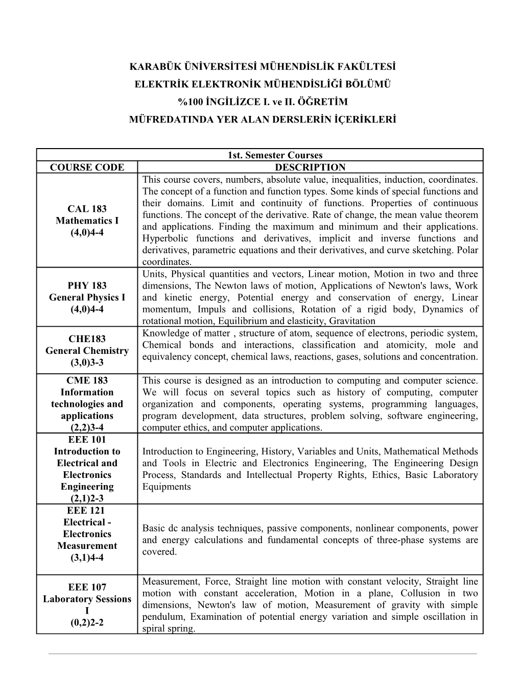 EEE 111 Introduction to Computing