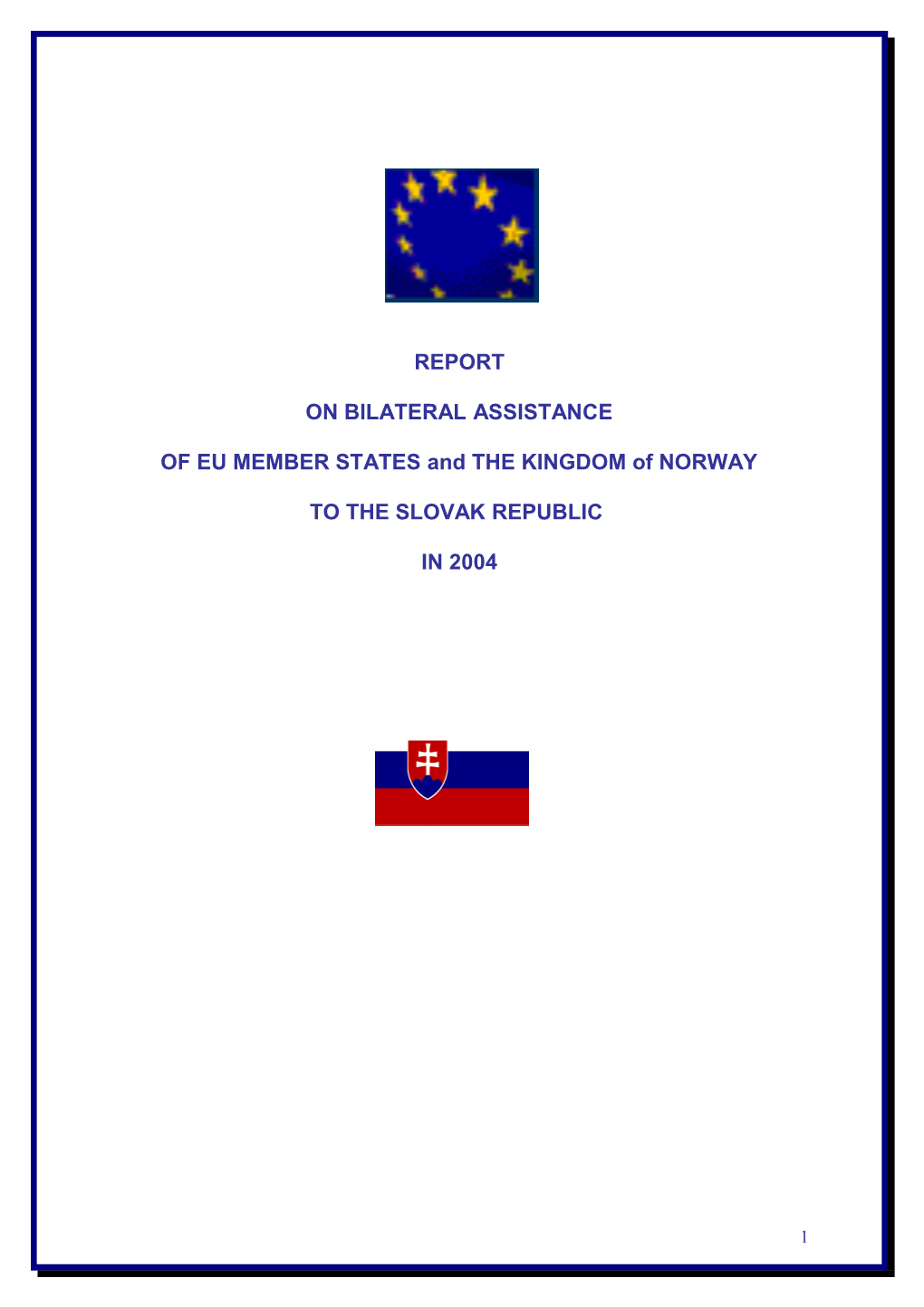 OF EU MEMBER STATES and the KINGDOM of NORWAY