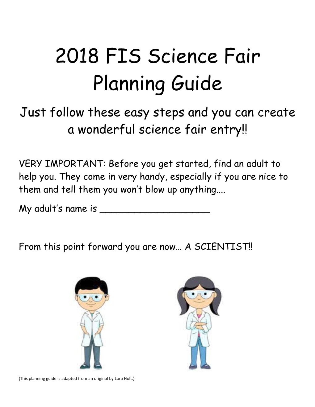 2018 FIS Science Fair