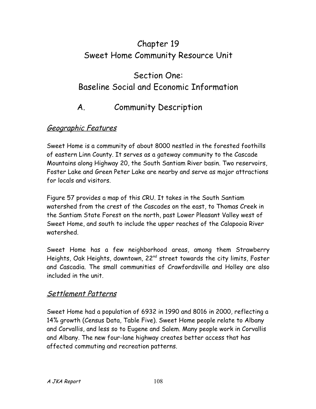 Baseline Social and Economic Information s1