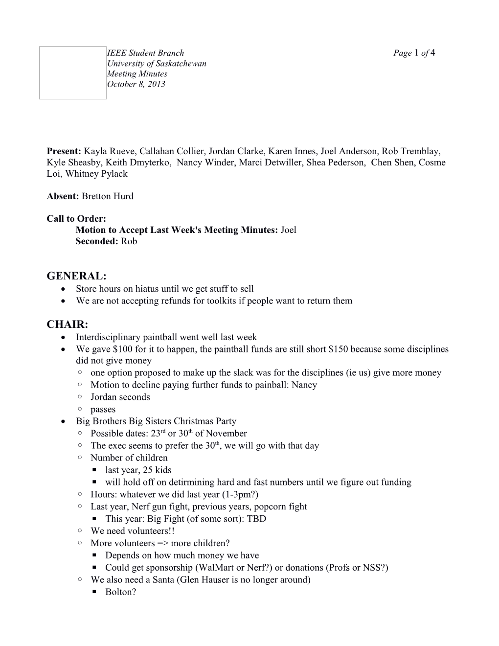 IEEE Student Branch Page 4 of 4