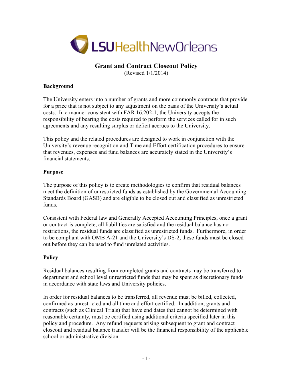 LSU Health Sciences Center s1