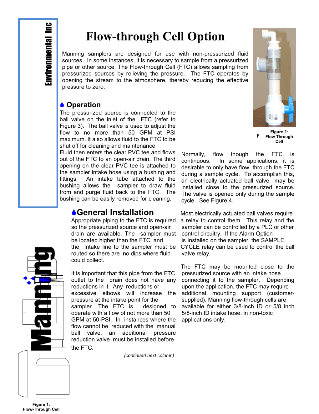 Flow-Through Cell Data Sheet