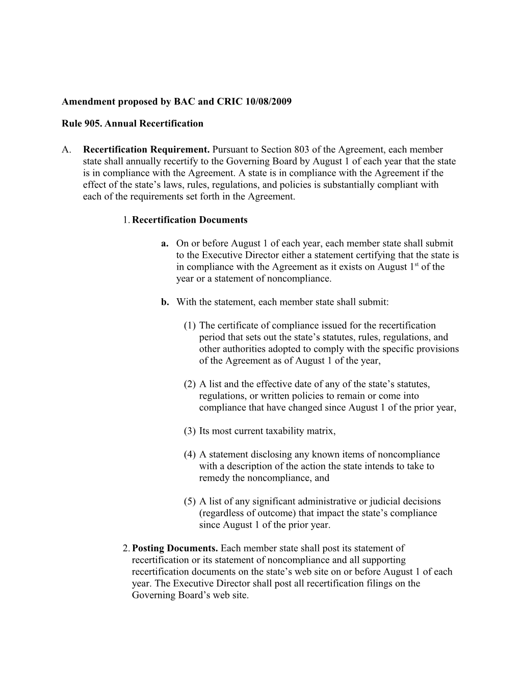 Streamlined Sales Tax Governing Board, Inc s1