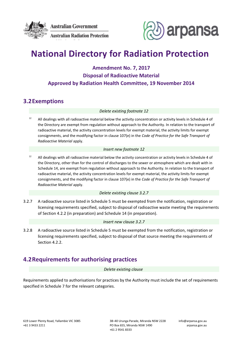 NDRP - Amendment No. 7