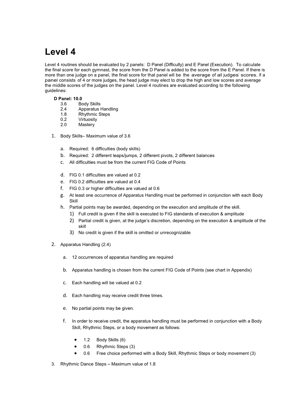 2.4 Apparatus Handling