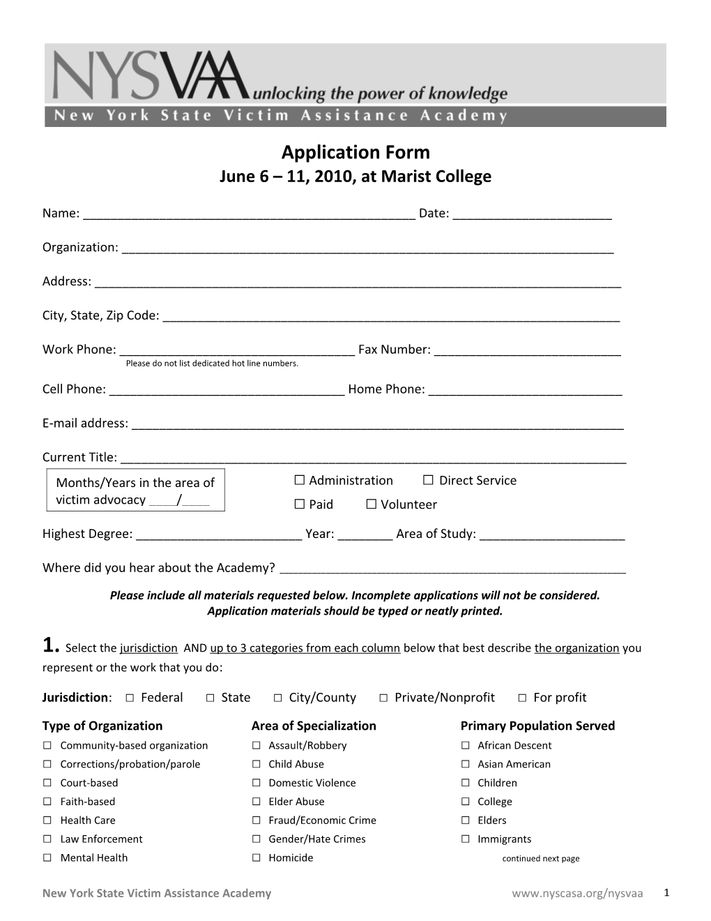 Application Form s3