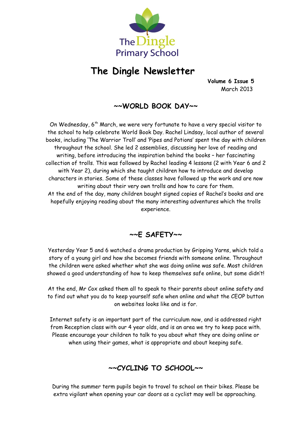 The Dingle Newsletter