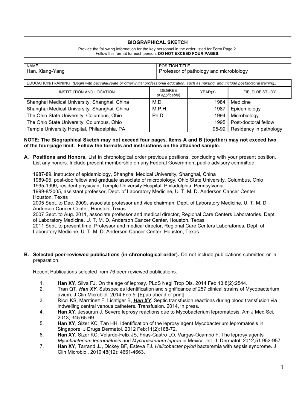 1987-89, Instructor of Epidemiology, Shanghaimedicaluniversity, Shanghai, China