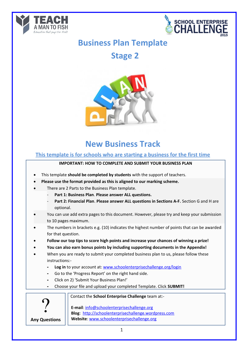 School Enterprise Challenge Business Idea Template s8