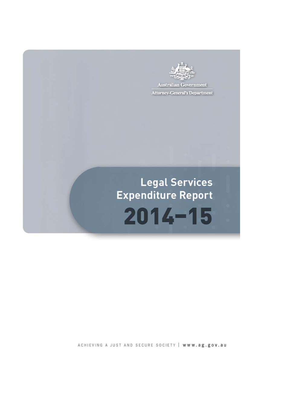 Legal Services Expenditure Report 2014-15