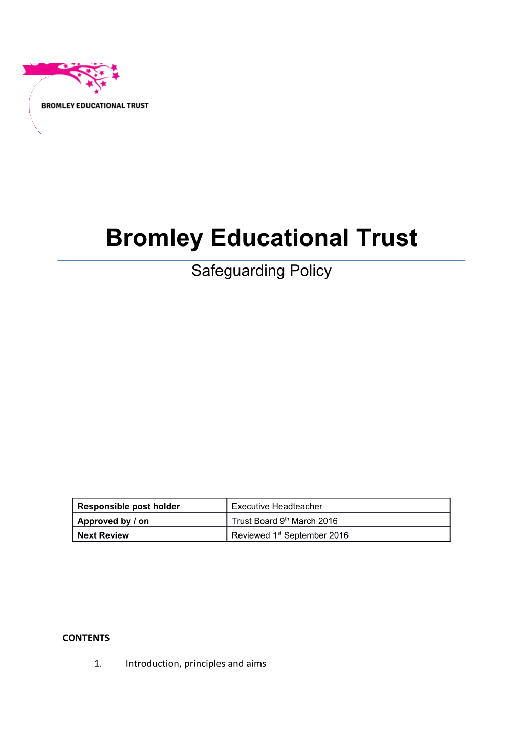 Bromley Educational Trust