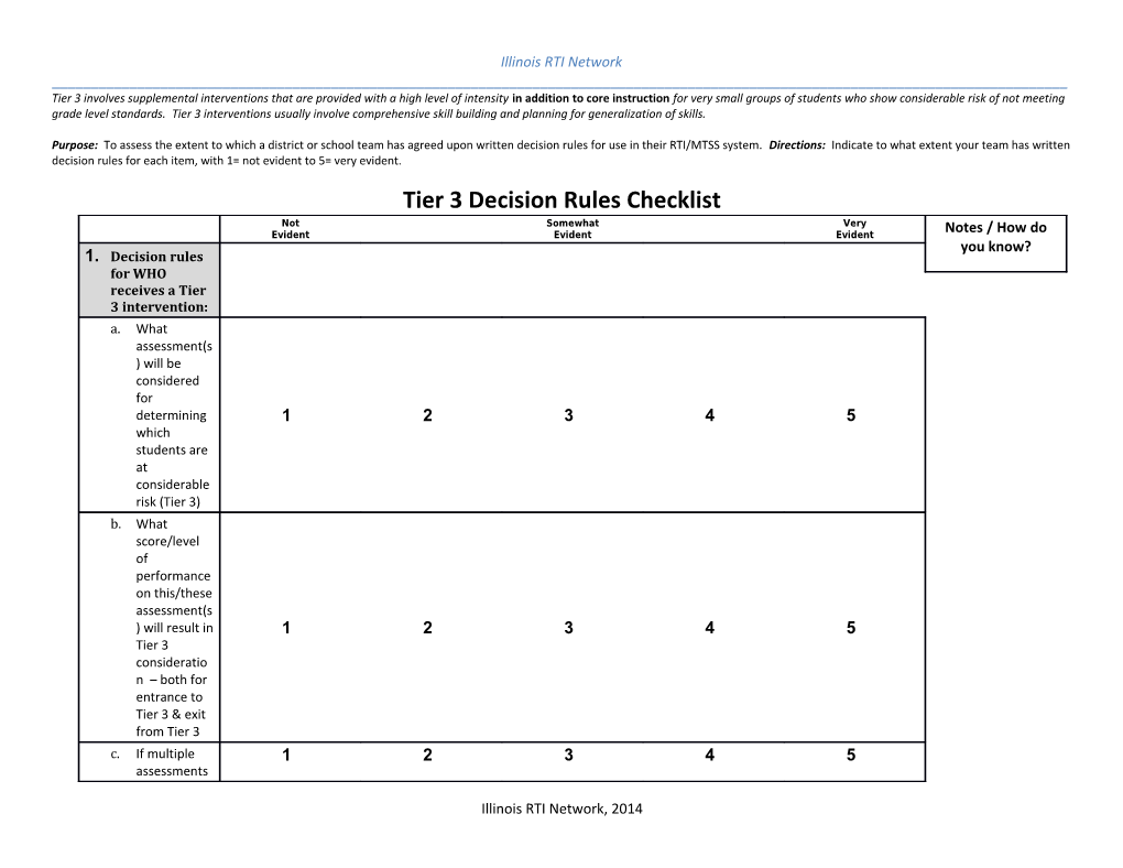 Illinois RTI Network