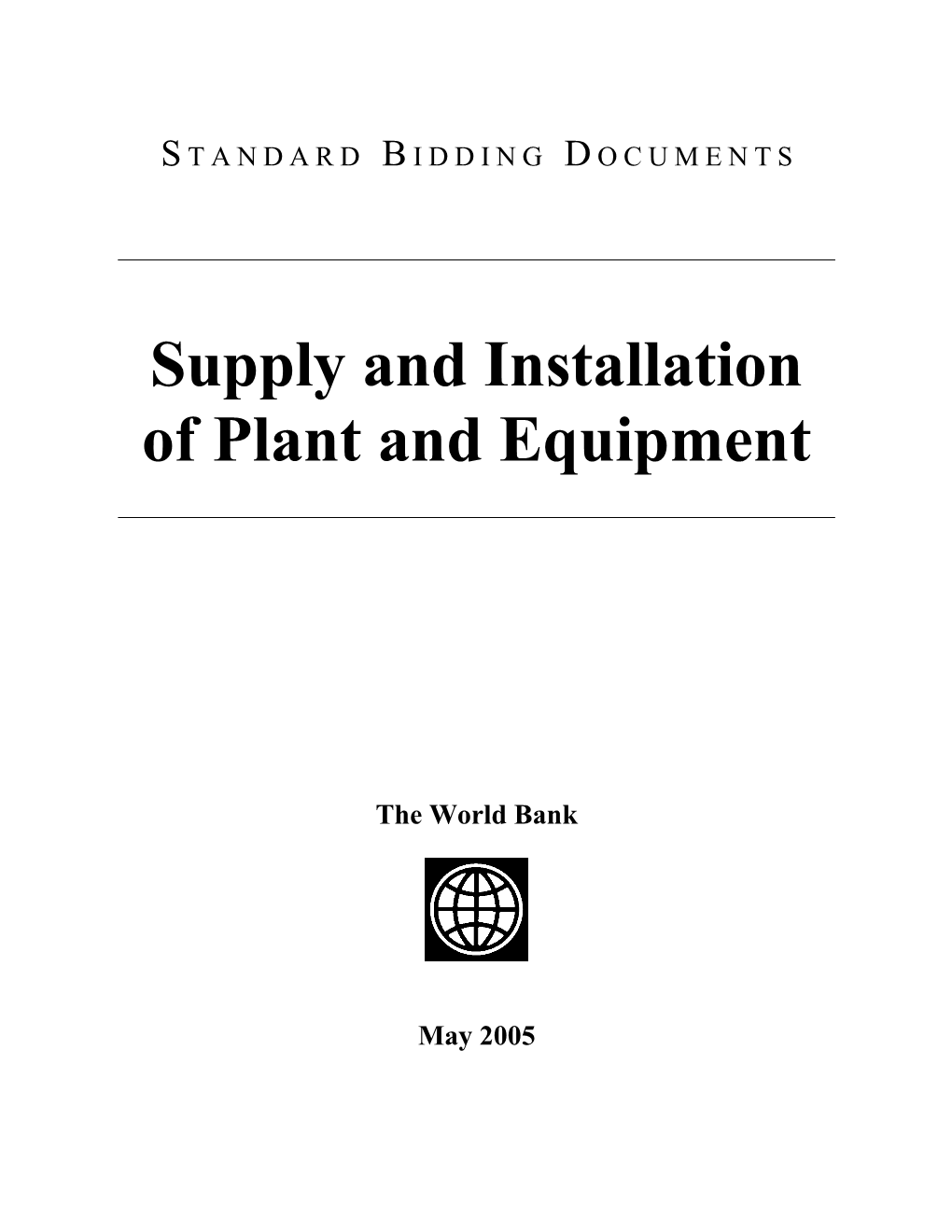 Main Amendments to SBD May 2005 Edition