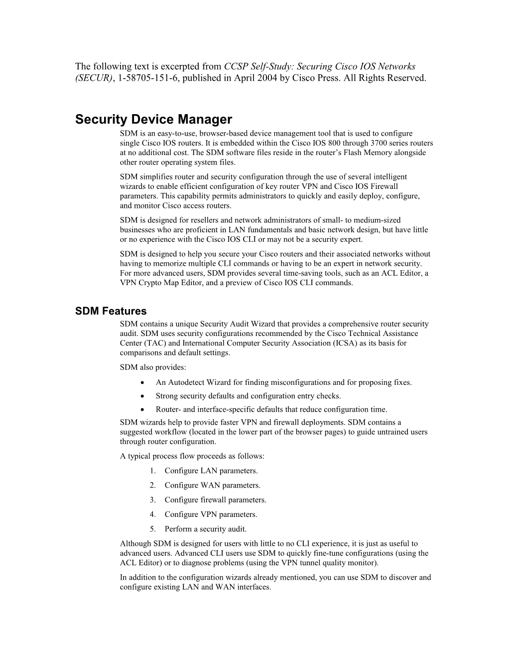 Security Device Manager