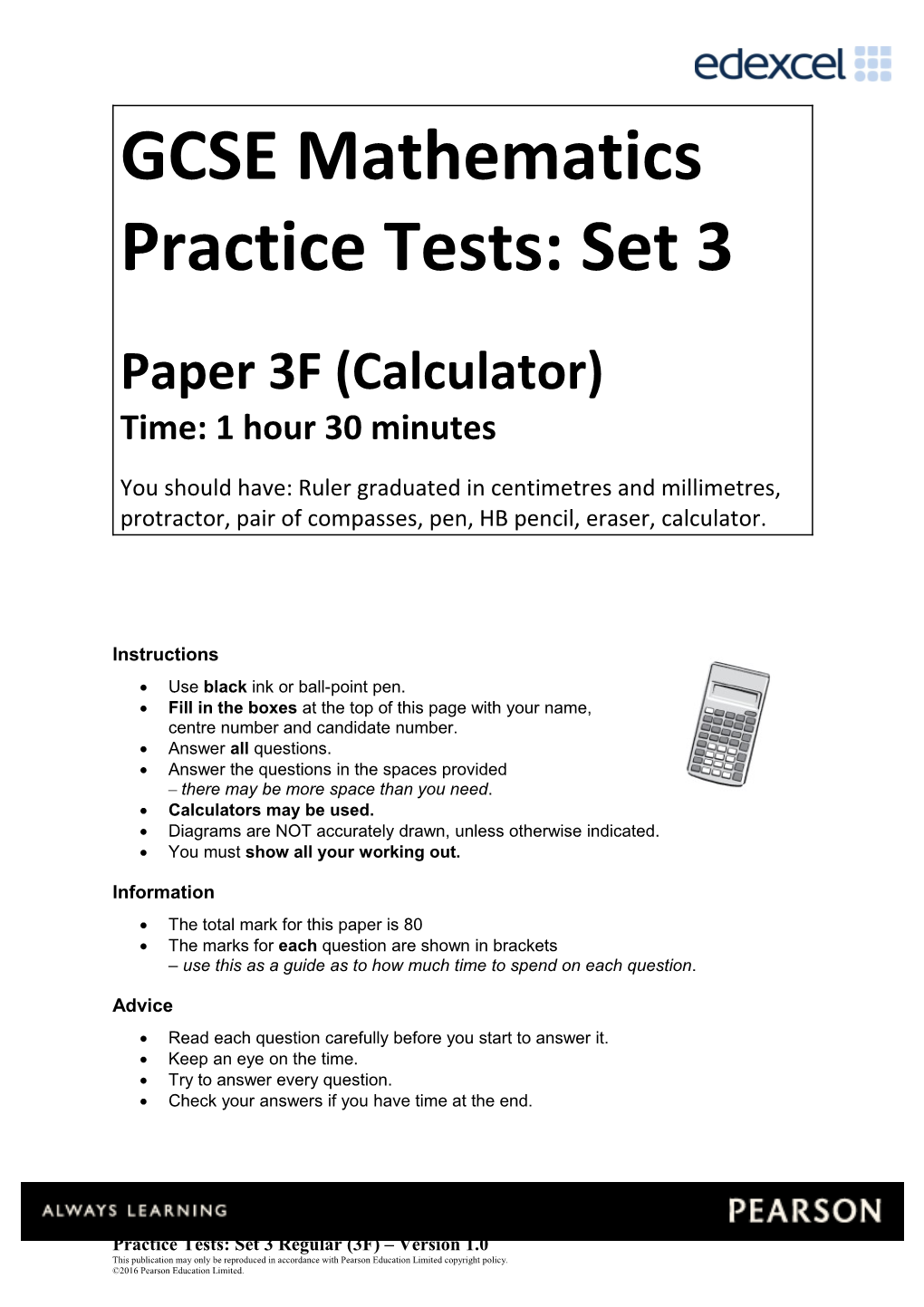 Answer ALL Questions s3