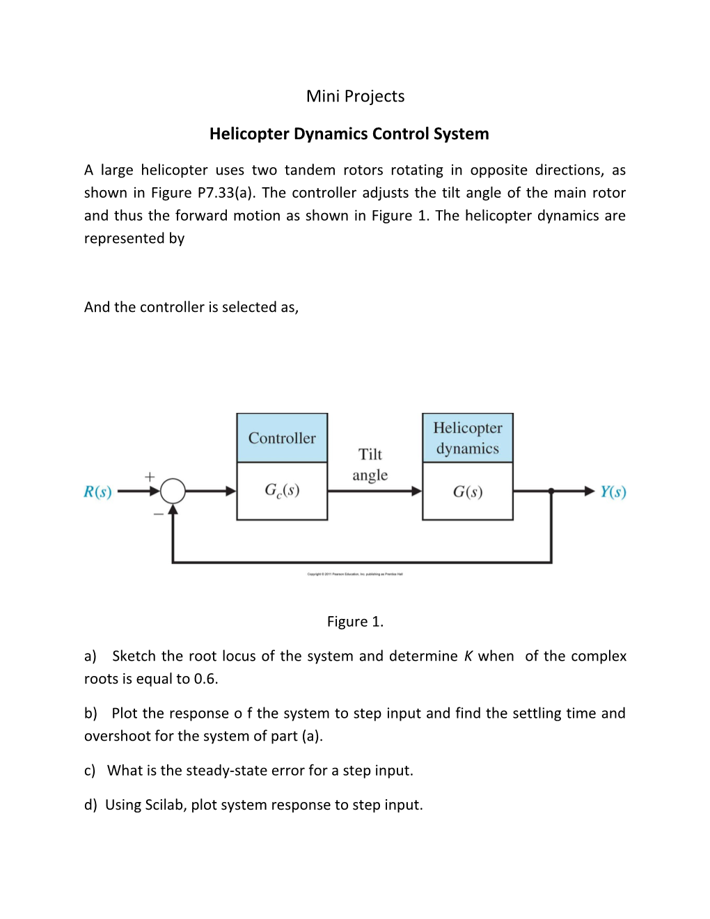 Helicopter Dynamics Control System