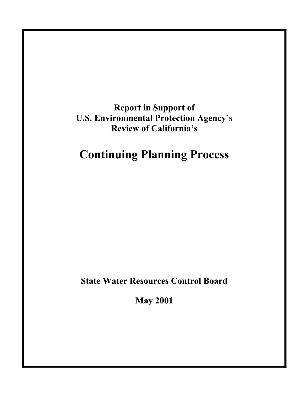 California State Water Resources Control Board